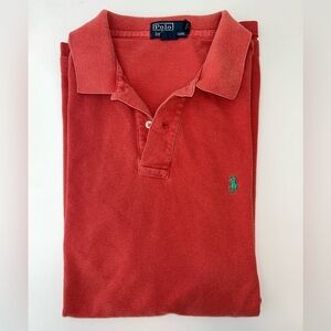 Polo Ralph Lauren Vintage men’s short sleeve polo shirt muted orange‎ size XXL